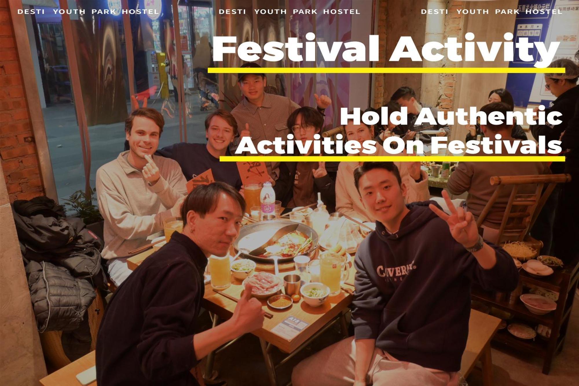 Chengdu Desti Youth Park Hostel Chunxi Road Εξωτερικό φωτογραφία